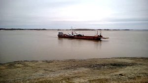 Первый паром Приобье- Нарыкары 13. 05. 19