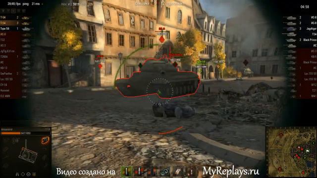 WOT: Л. Зигфрида - Т-54 - 7 фрагов - смотреть онлайн