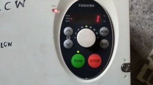 Toshiba VFD Programming?