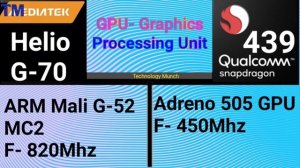 MediaTek Helio G-70 vs Qualcomm Snapdragon 439 Which is Better ? best Processor Under 10000 Phone