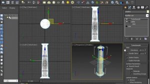 (7) 3d max - tutorial - how to create a doric column / Создание дорической колонны