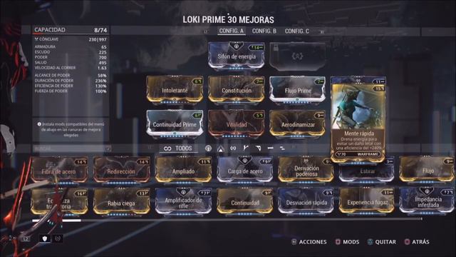 WARFRAME : BUILD LOKI PRIME ( comentado) смотреть онлайн