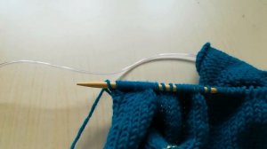 Вяжем снуд с косами