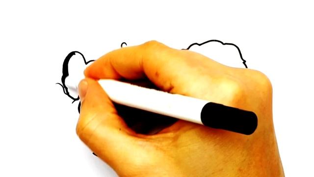Как нарисовать силуэты Влюбленных Парня и Девушки на День Святого Валентина. Рисунки для Валентинки