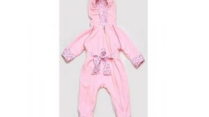Велюровый комбинезон для девочек