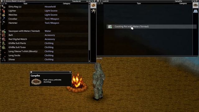 How to boil water using campfire in Project Zomboid - Tutorial | Build 41 смотреть онлайн