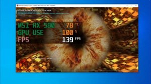 MSI RX 580 8GB Temperature & FPS Test