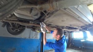 Заменили задний редуктор на Forester SF за 1.5 часа