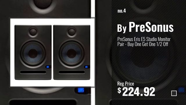 Top 10 Presonus Studio Monitors [2018]: PreSonus Eris E3.5 - 3.5" Professional Multimedia Reference смотреть онлайн