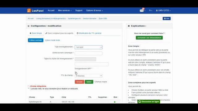 Zone DNS spf: Comment créer un champ spf sur un nom de domaine ?
