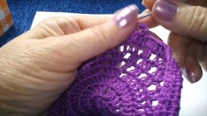 Ажурный берет крючком .  Мастер- класс.