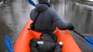 Сплав на Одиссее-480, р. Воря (Подмосковье), ноябрь