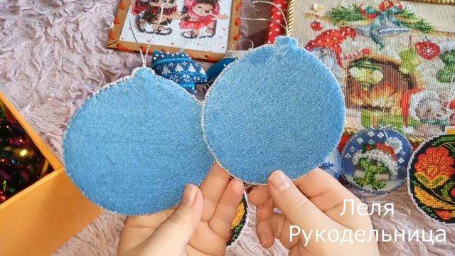 ВЫШИТЫЕ ЕЛОЧНЫЕ ИГРУШКИ. МОЯ КОЛЛЕКЦИЯ. МОЯ БОЛЕЗНЬ.#вышивкакрестиком#вышивкаелочныеигрушки#