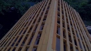 Кладка фронтонов \ Монтаж стропил двухскатной крыши \ Черепица коньки планка \ Часть 2 (август 2022
