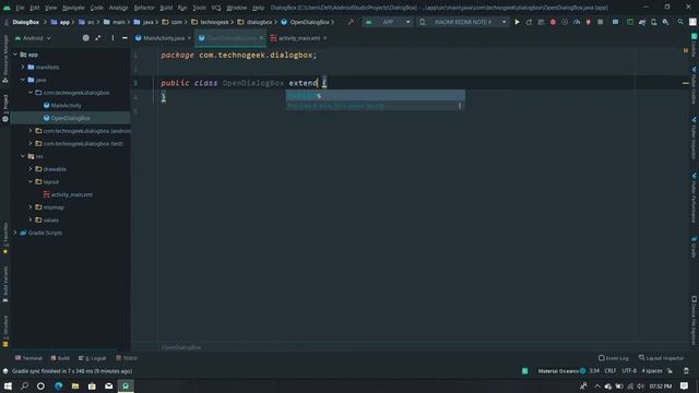 Android Studio Tutorial - How to create Custom Dialog Box using Java (2020)