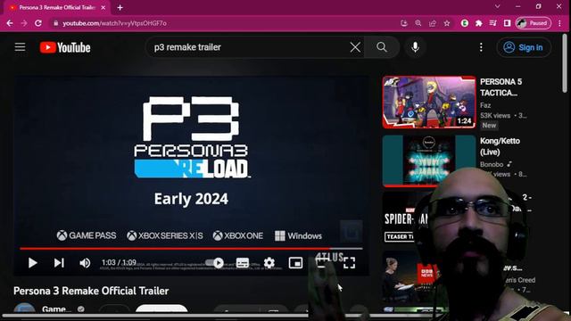 P3RE (Persona 3 Reload) Trailer Reaction--IT'S HAPPENING!! смотреть онлайн