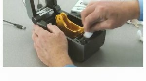 Как чистить принтер этикеток Zebra ZD410