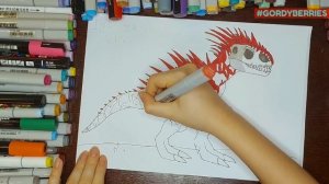 Indominus Rex I Jurassic World I How to draw