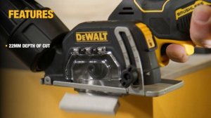 DEWALT® ANZ | DCS438N-XJ 18V XR 76mm Brushless Cut Off Tool Instructional Video