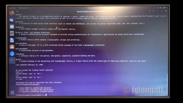 Installing Anaconda in Ubuntu DEL Latitude E6430
