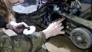 ремонт скутера сузуки сепия, часть 2я. Газу до отказу а тяги нет!