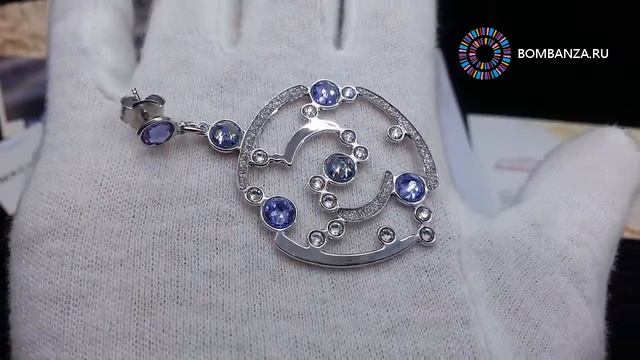 Серьги Boccadamo BLOOM, XOR215 BW/S/V. Элитная бижутерия из Италии
