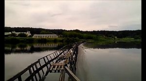 Мост через реку Сысерть на санаторий Луч. (Почти как Крымский). :)