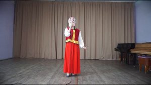 Костенко Евгения русская народная песня "Улица, ты, улица широкая моя"