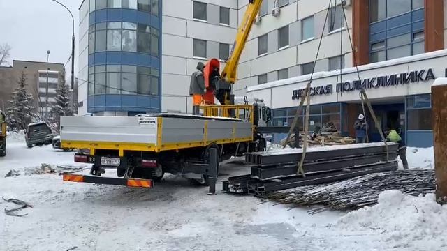 Доставка швеллера и балки двутавровой