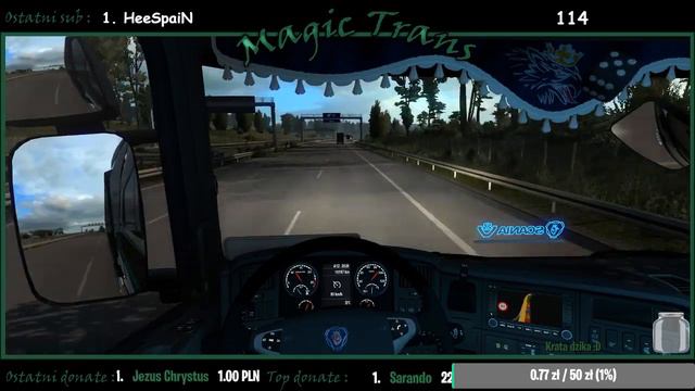 Euro Truck Simulator 2 MP / - MAGIC TRANS ;) смотреть онлайн