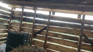 Строительство каркасника на вкопанных деревянных столбах