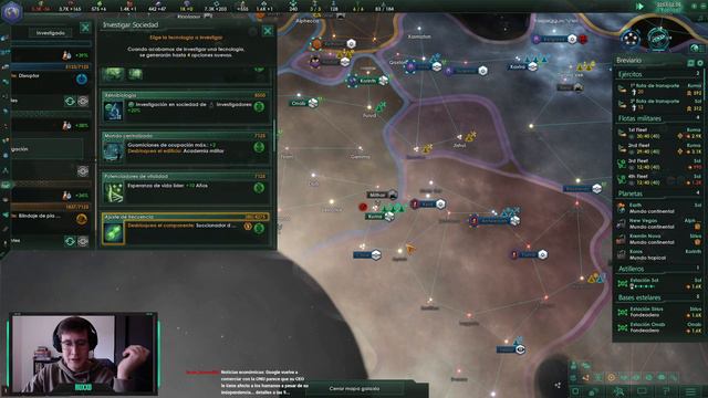 Stellaris (3.3) - Multijugador Masivo: Server Paradox Empire - Una ONU no tan ONU - #02 смотреть онлайн