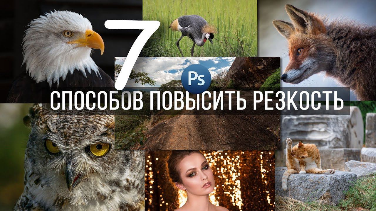 Уроки Фотошопа | Как повысить резкость | Лучшие способы / Обработка фотографий в Photoshop