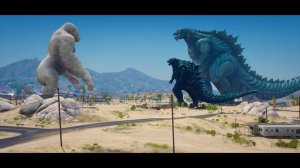 Team Godzilla Earth vs Team George - Rampage ( GTA V Mods )