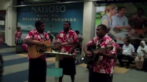 Nadi Airport-Fiji Welcome With A Song