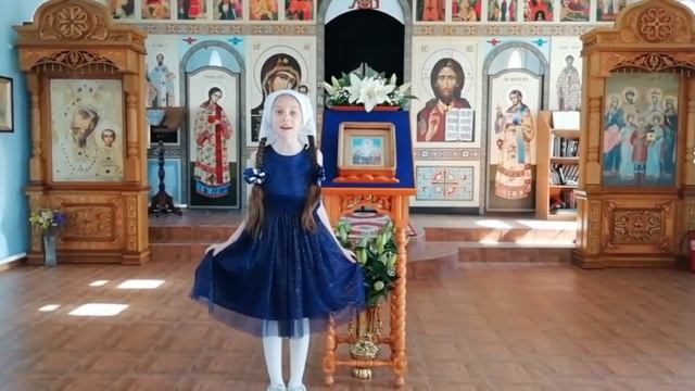 Белякова Варвара 9 лет, "Песня о храме"