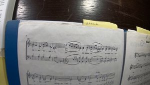 Херувимская. Запеска. Запись со службы с нотами.