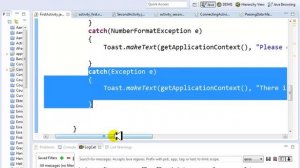 Error Handling in Java using try catch block