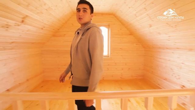 Внутренняя отделка  Каркасного Дома 5х5,5 по каркасной технологии