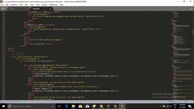 Step by step guide to convert HTML template to WordPress theme | Part 1 смотреть онлайн