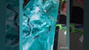Кухонный фартук своими руками! эпоксидная смола...