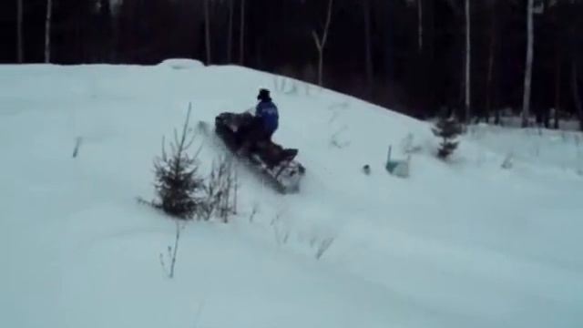 Покатушки на снегоходе Bombardier Lynx Yeti Pro V-800 - 2 смотреть онлайн