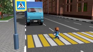 Дорожные ловушки Стоящий автомобиль.mp4