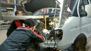 Установка двигателя и коробки в Газель | новые трудности | новые приключения