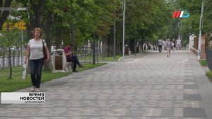 В Волгограде устанавливают велодорожки и тротуары на проспекте Металлургов
