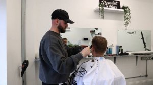 Natural Quiff with a Skin Fade - Haircut Tutorial by George Coady of Trait Barbershop