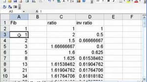 Excel for Math Classes: Fibonacci Numbers