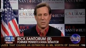 Proof Rick Santorum Lied--