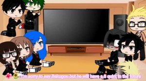 Deku and Bakugou| middle school class | react to them in the future | mha