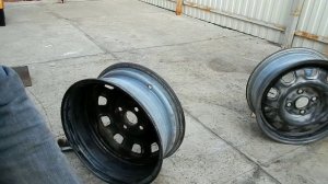 Покраска стальных дисков баллончиком